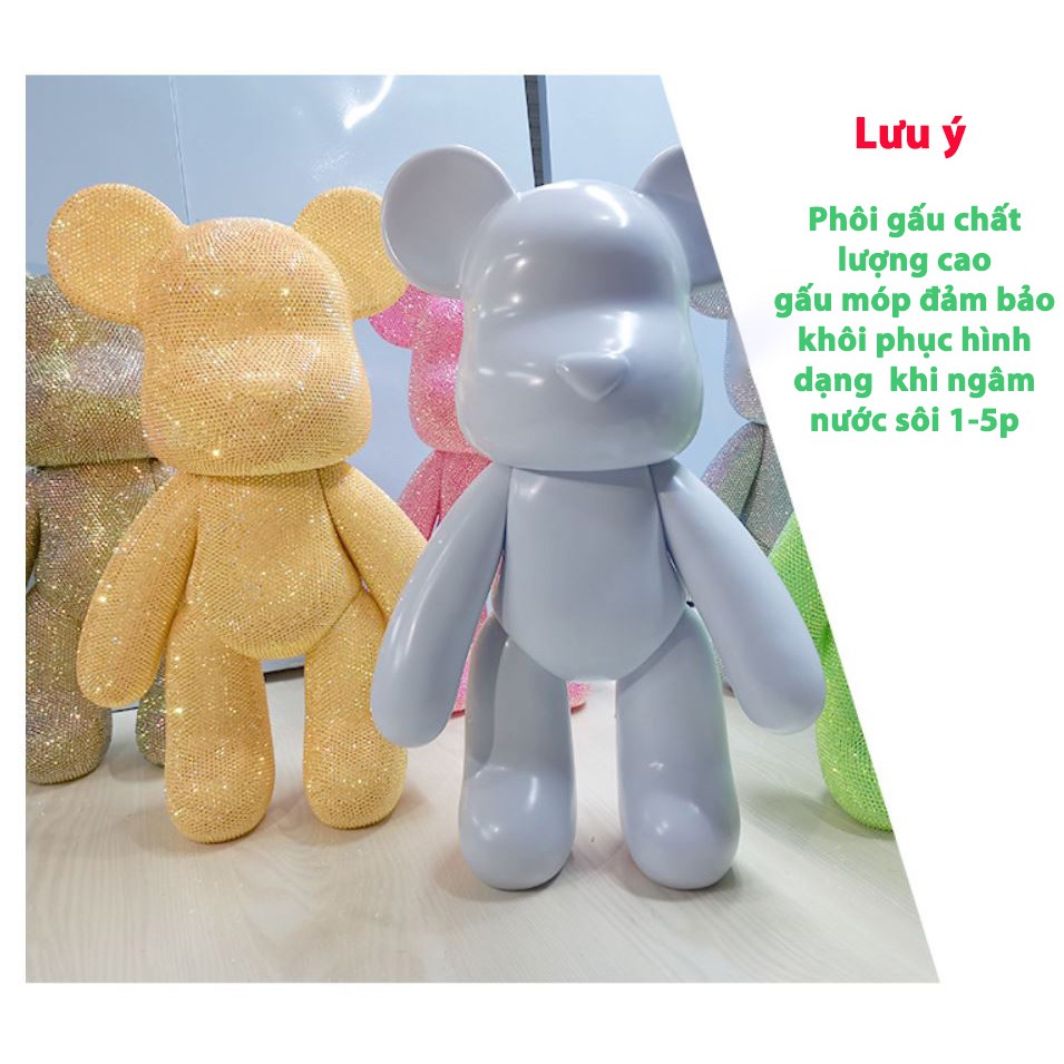 Gấu đính đá - Bearbrick series size 23,34,53 cao cấp thời thượng handmade siêu xinh cho bé và mọi lứa tuổi nhiều màu