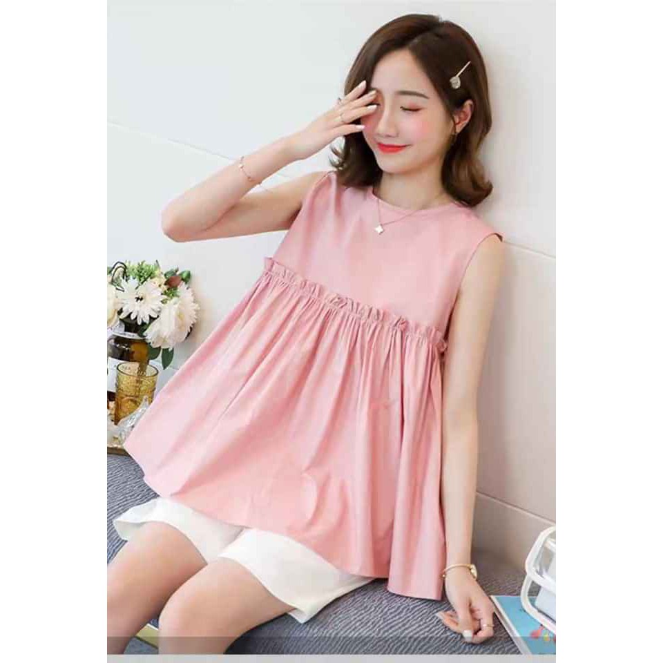 Aó bầu babydoll đủ mầu cho các MoM - chất liệu thô cao cấp