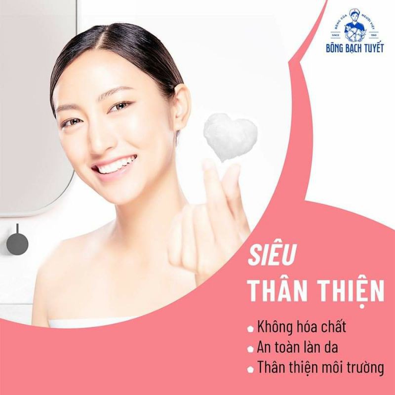 Bông tẩy trang  MERILYNN hộp  60miếng