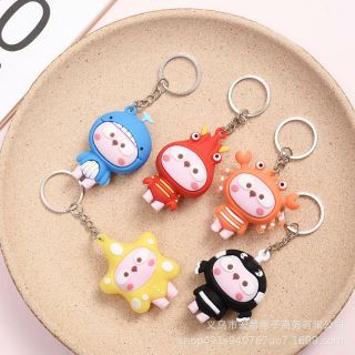 Móc khóa cung hoàng đạo siêu cute hoạt hình