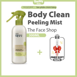 Tẩy tế bào chết toàn thân dạng xịt The Face Shop làm sạch da dịu nhẹ với thành phần tự nhiên an toàn