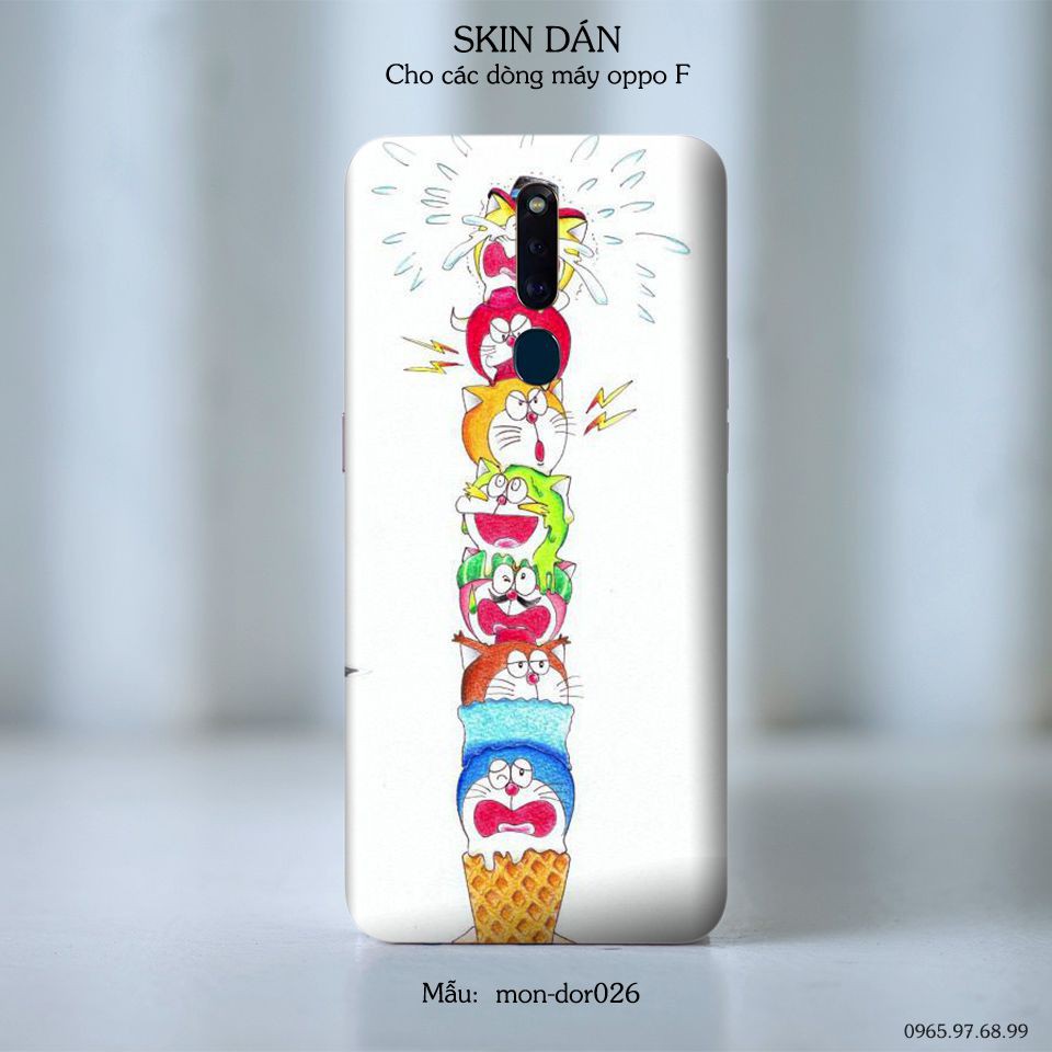 Skin dán cho các dòng điện thoại Oppo Neo 5 - Neo 7 - Neo 7s  in hình doraemon đáng yêu