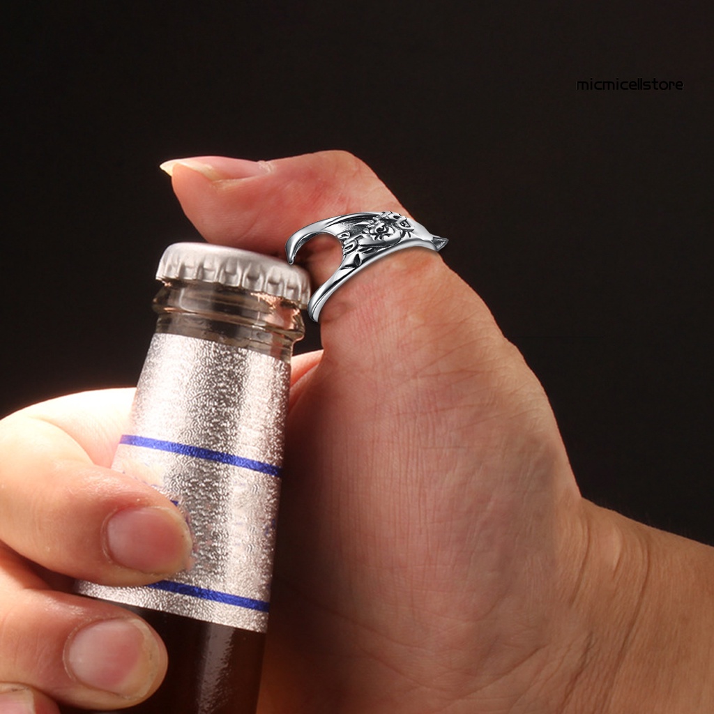 Nhẫn Mở Nắp Chai Bằng Thép Titan Chống Biến Dạng Tiện Dụng