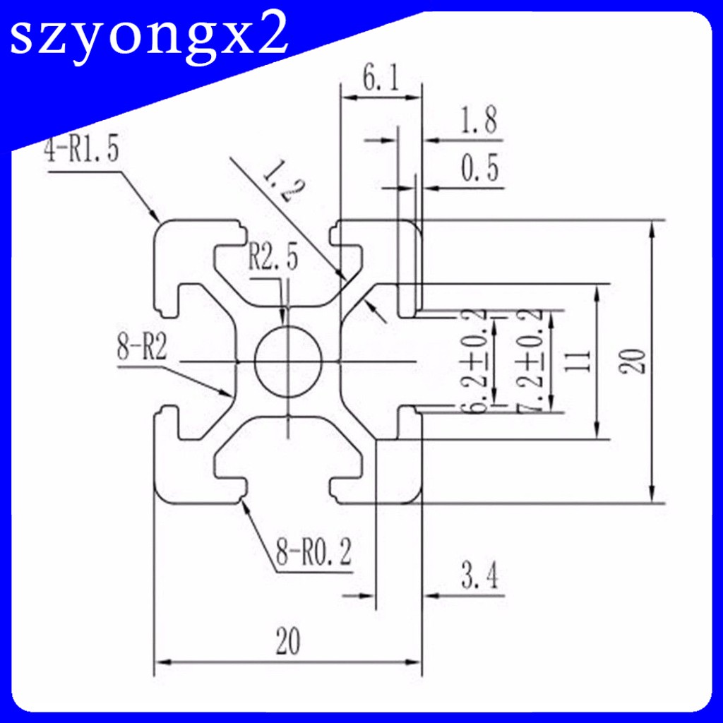 Khung Nhôm Đúc Máy In 3d Szyongx2