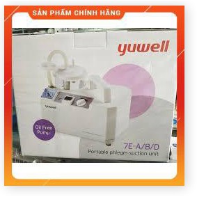 Máy Hút Mũi Họng 1 Bình Yuwell 7E-A [Máy Khỏe Như Phòng Khám Bệnh Viện - Chỉnh Áp Lực Hút