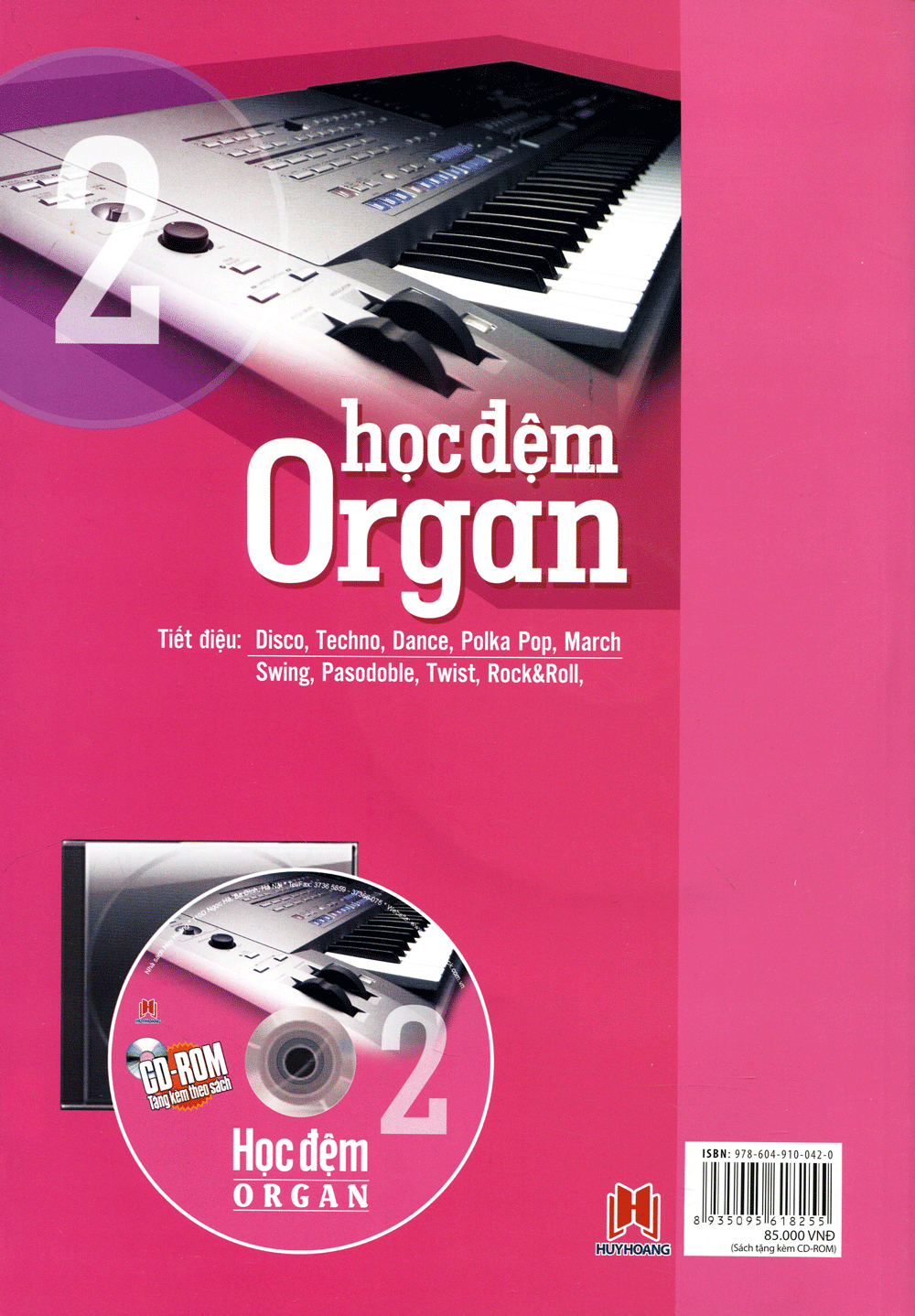 Sách - Học Đệm Organ - Tập 2 (Kèm CD)