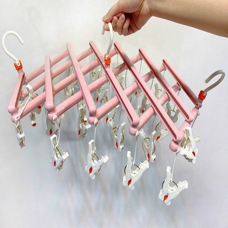 Móc Gấp Gọn Phơi Đồ Cho Em Bé