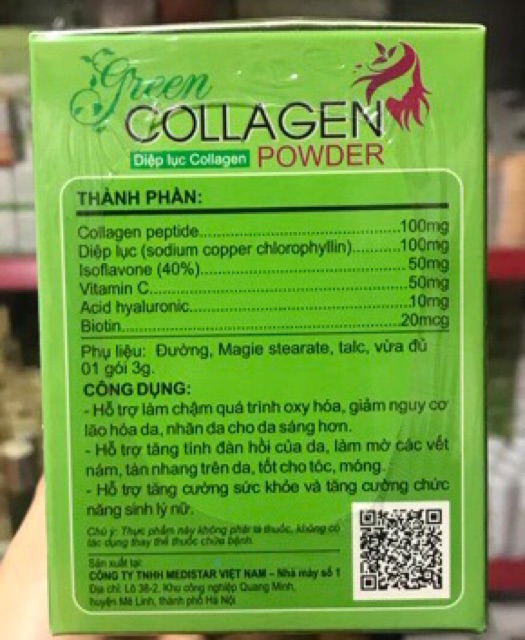 [MẪU MỚI] DIỆP LỤC GREEN COLLAGEN | BigBuy360 - bigbuy360.vn