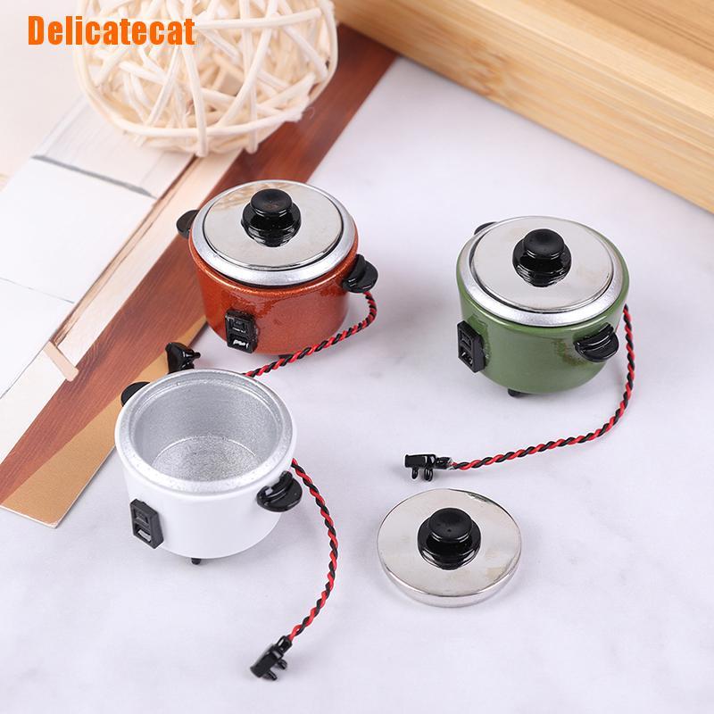 1 Nồi Cơm Điện Mini Tỉ Lệ 1: 12 Trang Trí Nhà Búp Bê