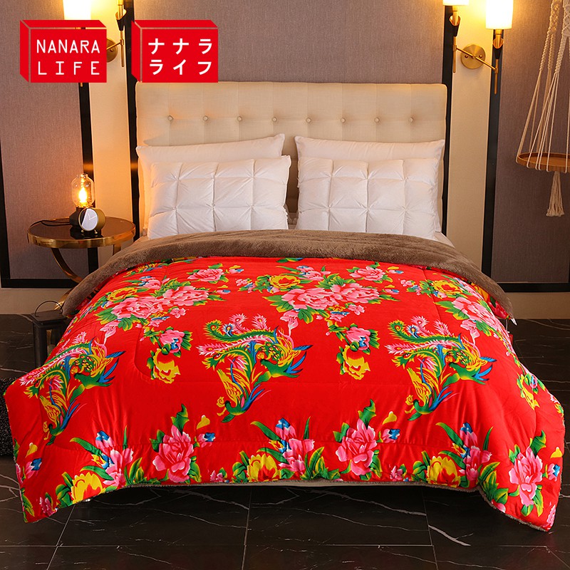 Chăn cừu hoạ tiết NANARA Nhật Bản [có bảo hành]