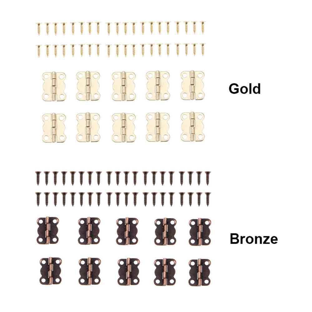 CONOPERY Bộ 50 Bản Lề Bươm Bướm Vô Hình Dùng Cho Tủ Chén