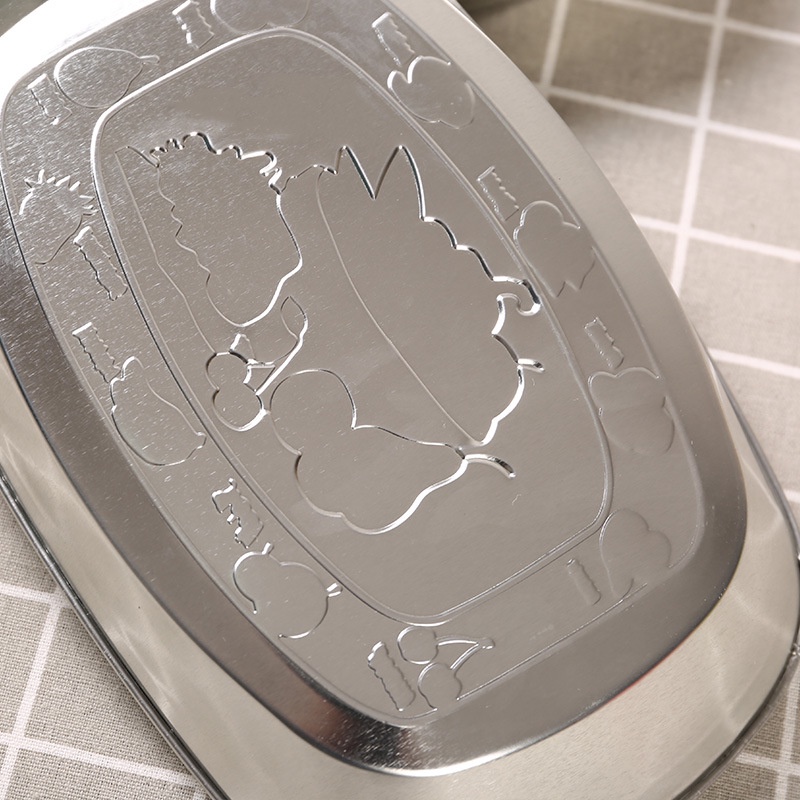 Đĩa Kim Loại Mạ Thiếc Đựng Trái Cây Khô Bánh Kẹo Phong Cách vintage