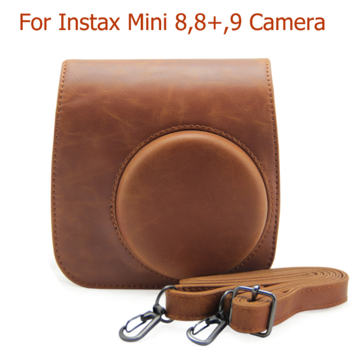 Túi da PU bảo vệ máy ảnh Fujifilm Instax Mini 8 Mini 9 Camera