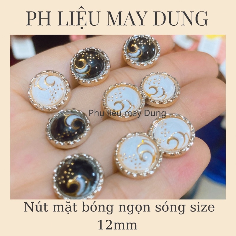 nút bóng ngọn sóng size 12mm