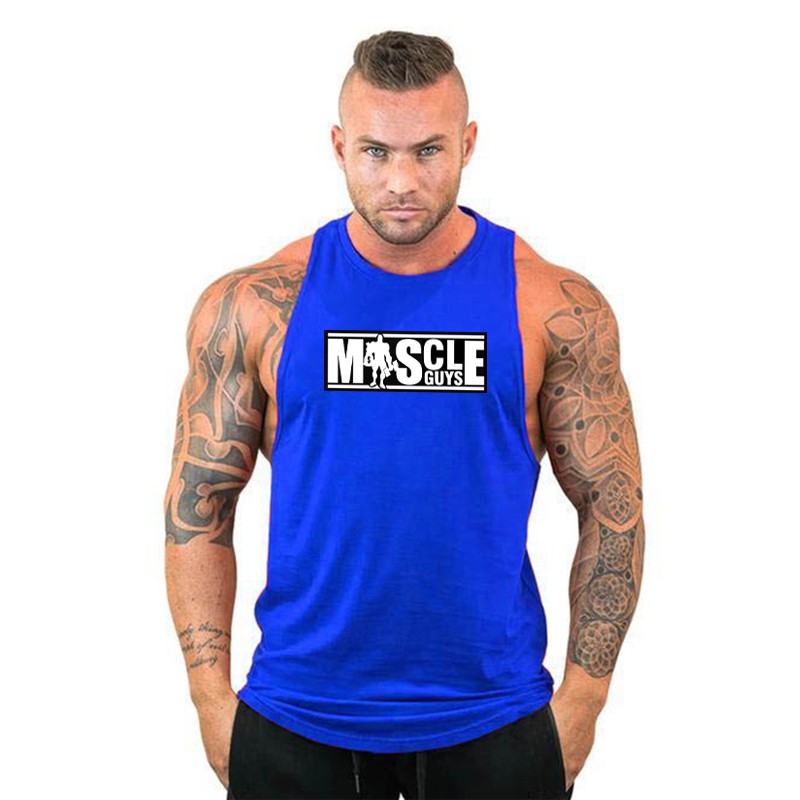 Mens Korean Fashion Vest Sinlgets Cotton Oneck Sleeveless Mens Fashion Otdoor Training Wear