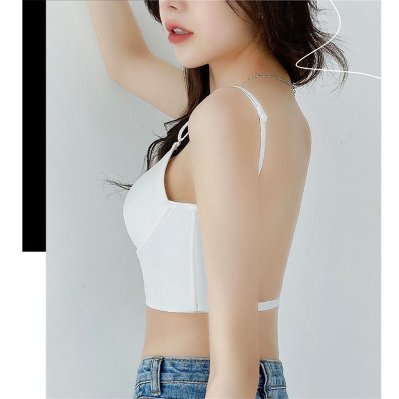 Áo Lót Nâng Ngực Có Gọng Thép Thiết Kế Mỏng Hở Lưng Gợi Cảm Hàng Mới Dành Cho Bạn Nữ