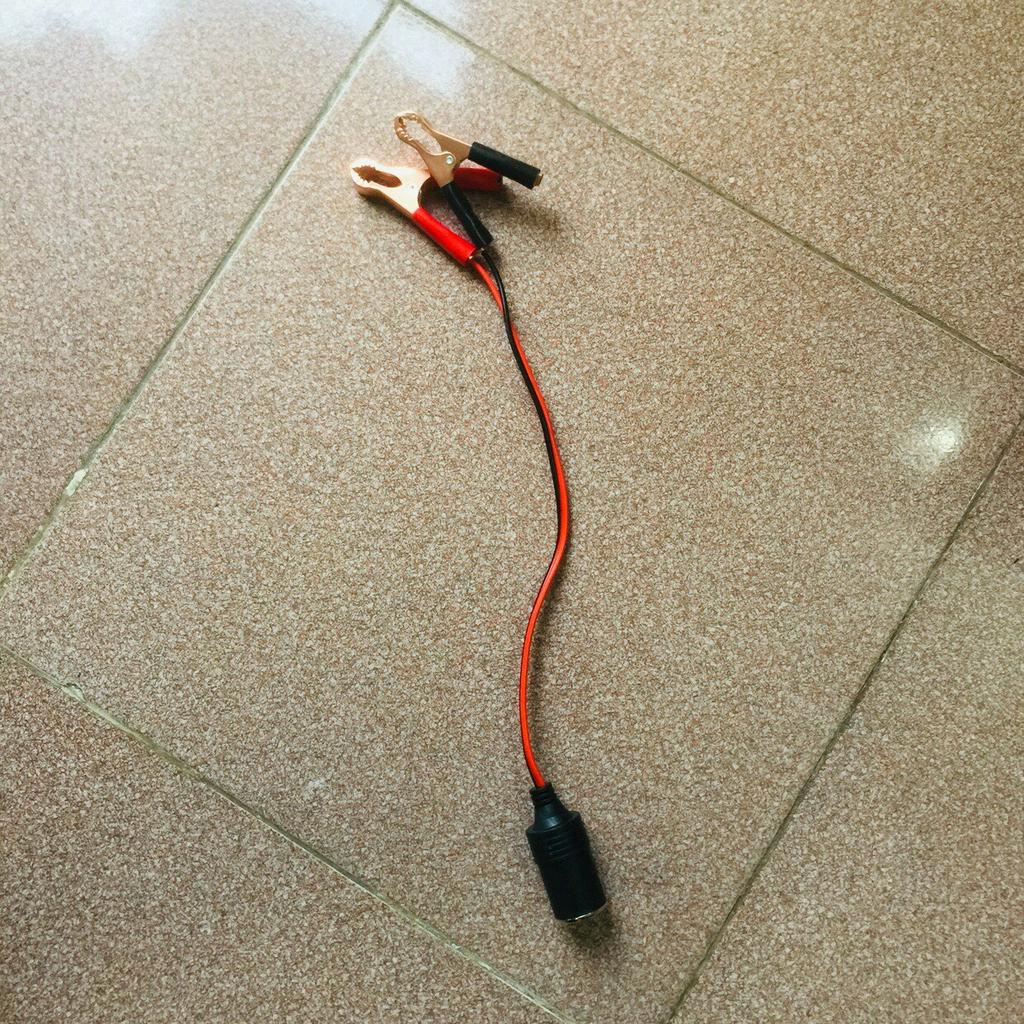 Dây kẹp acquy ô tô đầu tẩu sạc  Bộ dây cắm bơm ô tô, máy rửa xe