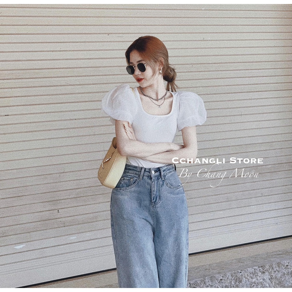 ÁO CỔ U TAY BÍ PHỒNG (TH)