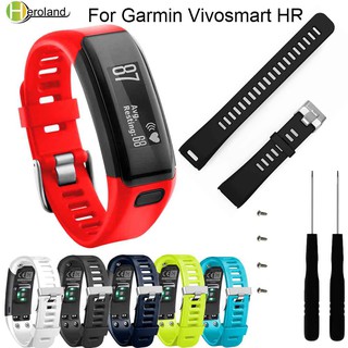 Dây silicon thay thế cho đồng hồ thông minh Garmin vivosmart HR