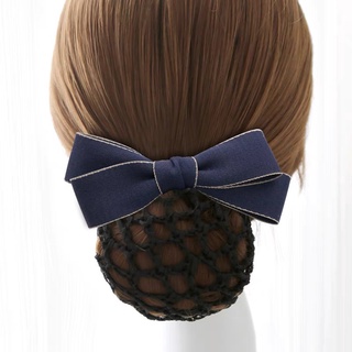 Kẹp tóc nữ, kẹp tóc nơ nữ tính kèm chụp lưới dày cao cấp - Y092