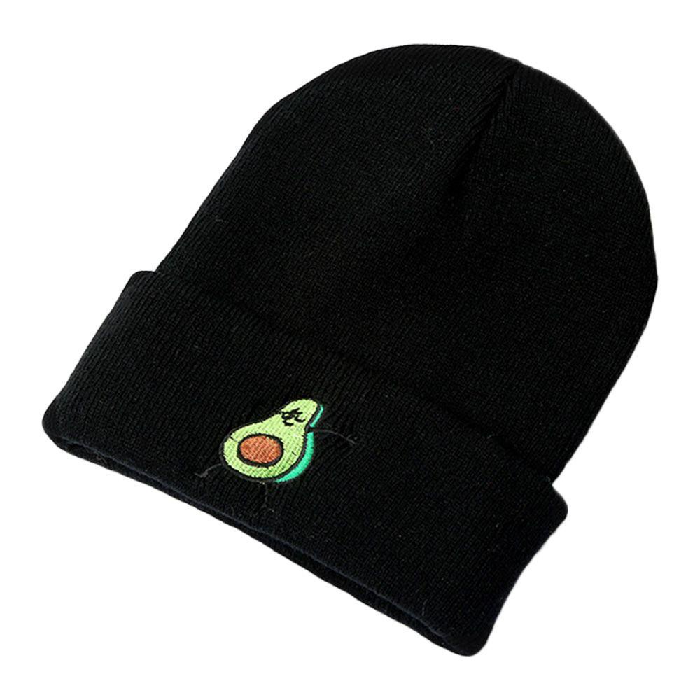 Mũ Beanie Dệt Kim Màu Trơn Dễ Thương Cho Nữ