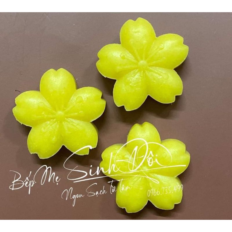 Bộ khuôn hoa đào làm bánh xuxe, trang trí hoa đậu