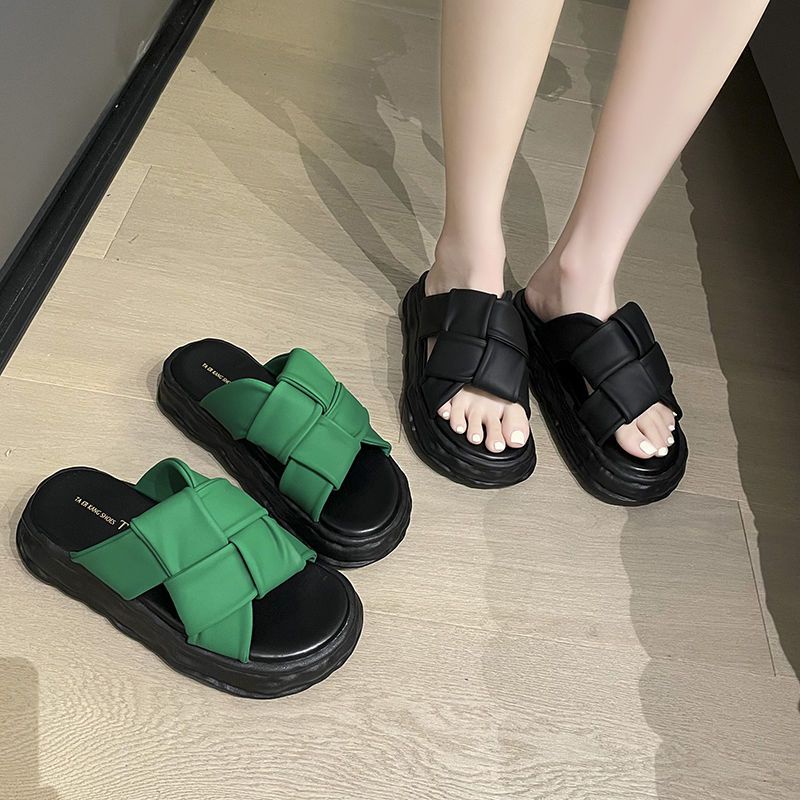Dép Đế Dày Chống Trượt Thiết Kế Mới Năng Động Thời Trang