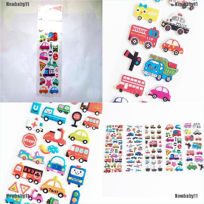 Sticker Hoạt Hình Dán Trang Trí Sổ Tay Cho Bé