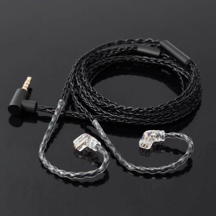 Dây Cáp Nâng Cấp Tai Nghe JC08S 8 Core 2Pin MMCX Kèm Mic Cho KZ EDX ZSN PRO X ZSTX ZS10 TRN MT1