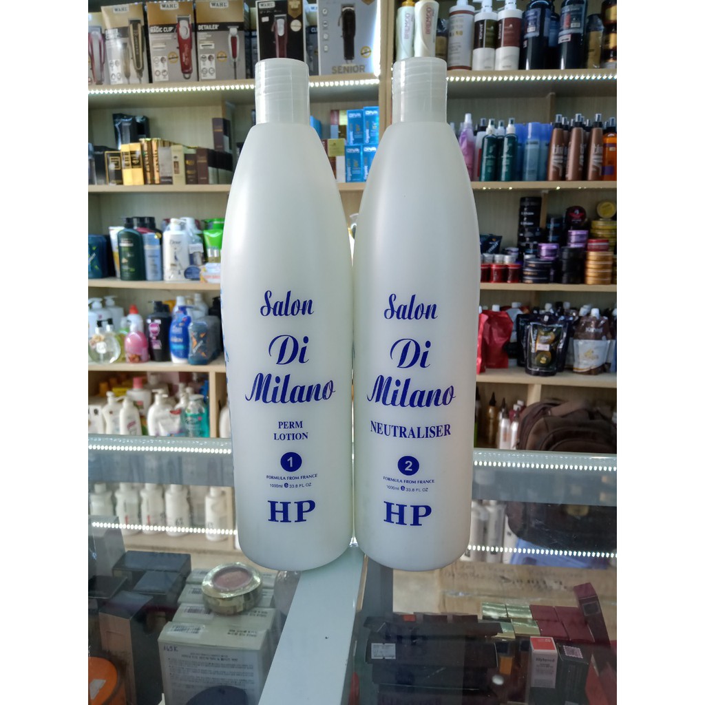 CẶP THUỐC UỐN TÓC MILANO 1000ML*2