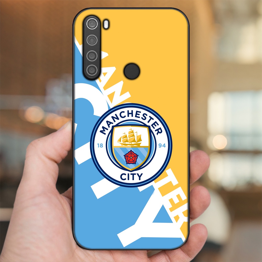 Ốp lưng Xiaomi Redmi Note 8 viền đen in hình Manchester City MC
