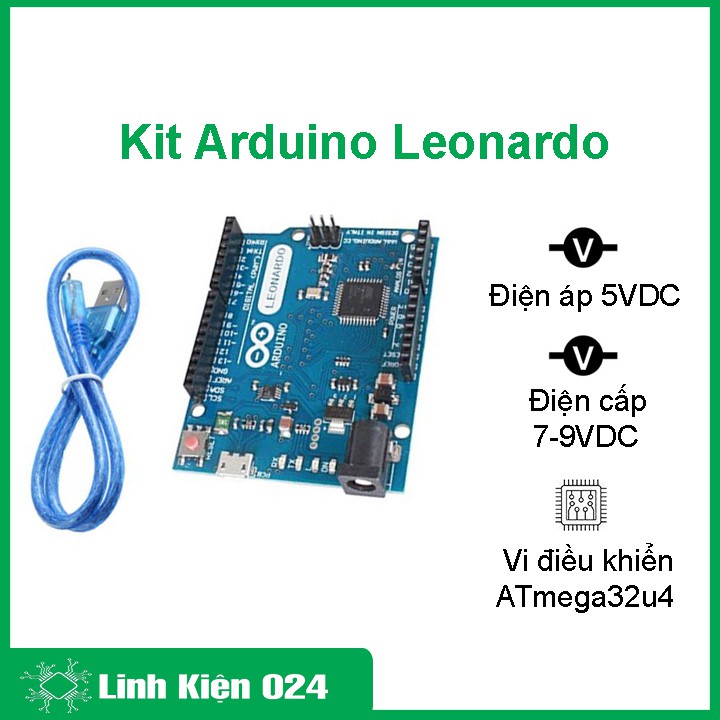 Bo mạch vi điều khiển Kit Arduino Leonardo