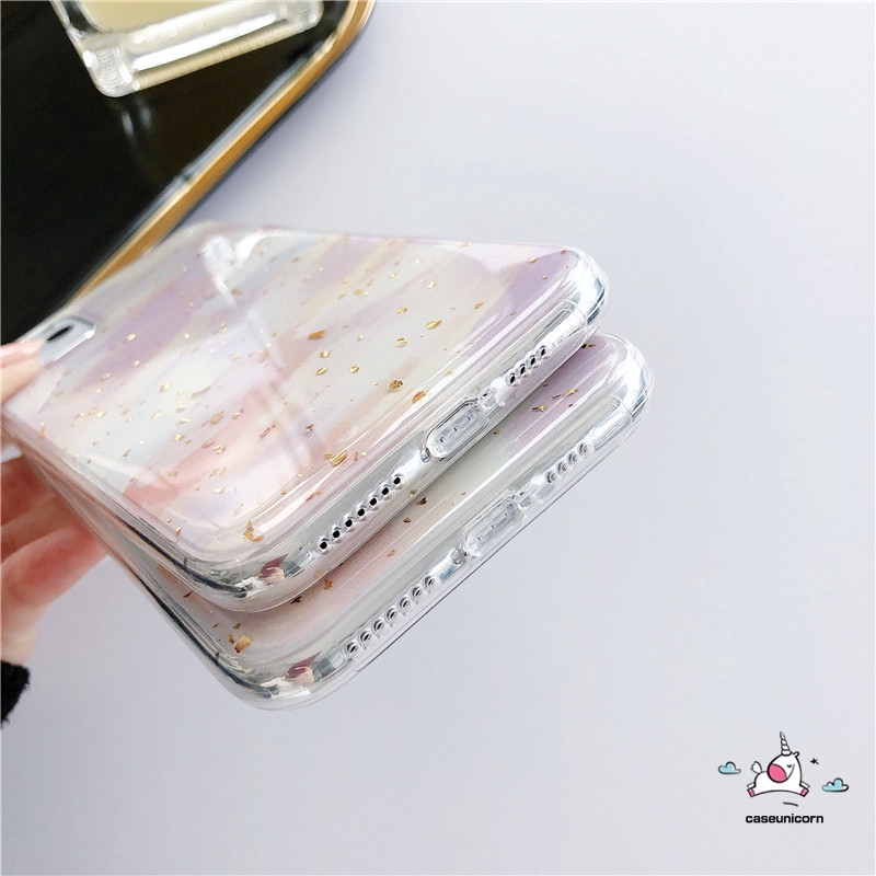 Ốp điện thoại mềm lá vàng lấp lánh iPhone 7plus 6s 6 7 8 Plus 12 11 Pro Max SE 2020 X XR XS MAX | BigBuy360 - bigbuy360.vn