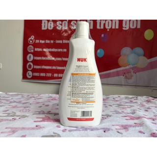 Nước rửa bình sữa Nuk dạng chai