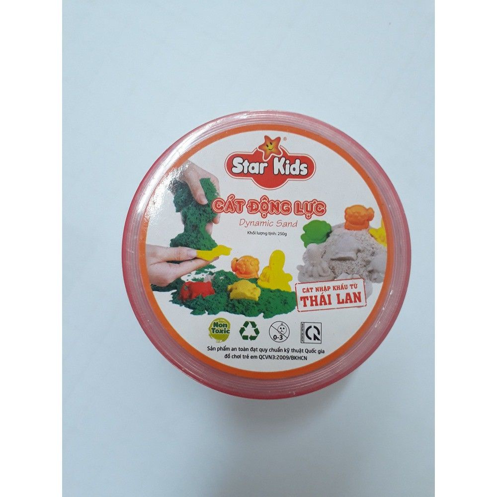 Cá Chép - Cát Động Lực 250 gr Màu Tự Nhiên Và Khuôn Star Kids K-311