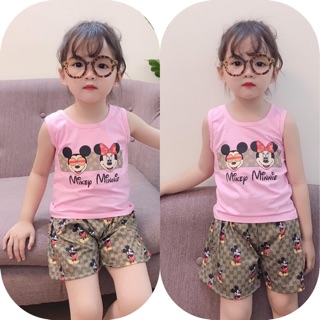 [FREESHIP] Set mickey mouse bé gái (4-21kg)
