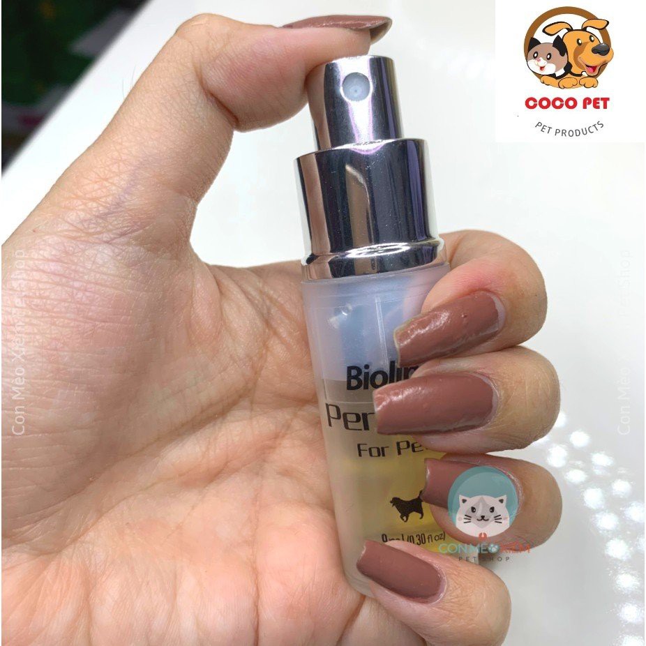 Nước Hoa Khử Mùi Dành Cho Chó Mèo Bioline Mini 9ml