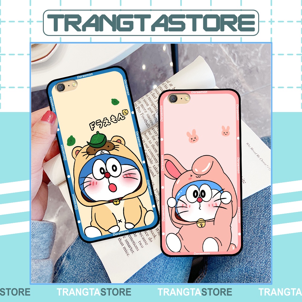 Ốp Oppo A39 / A57 / A71 / F3 Lite in hình cặp đôi doremon, hổ, khủng long dễ thương