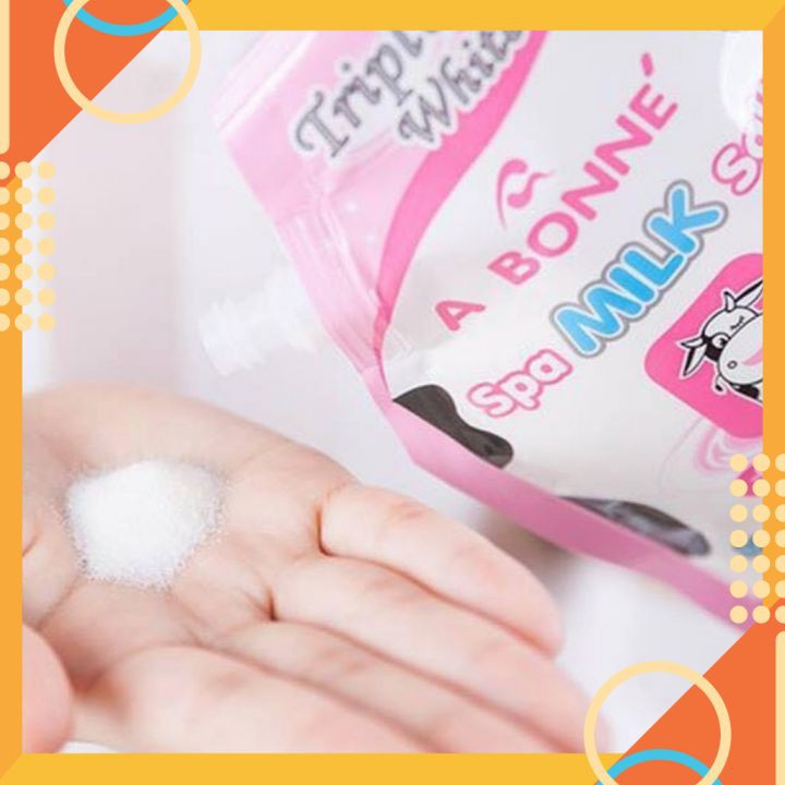 Muối bò tắm tẩy tế bào chết body abone Thái Lan hương sữa tươi (350g) | BigBuy360 - bigbuy360.vn