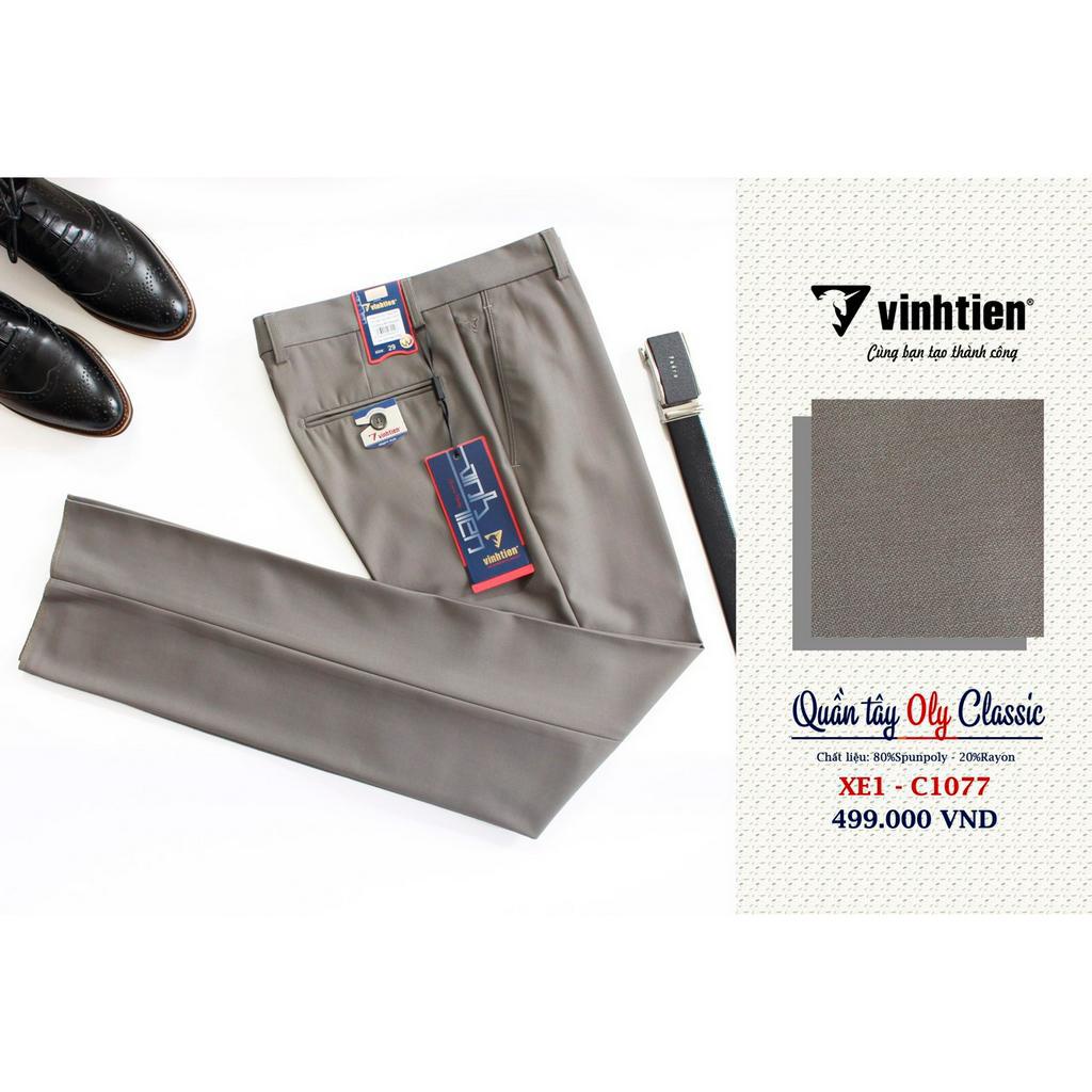 Quần Tây 0Ly Trơn Classic 499 Vĩnh Tiến - Nhiều Màu