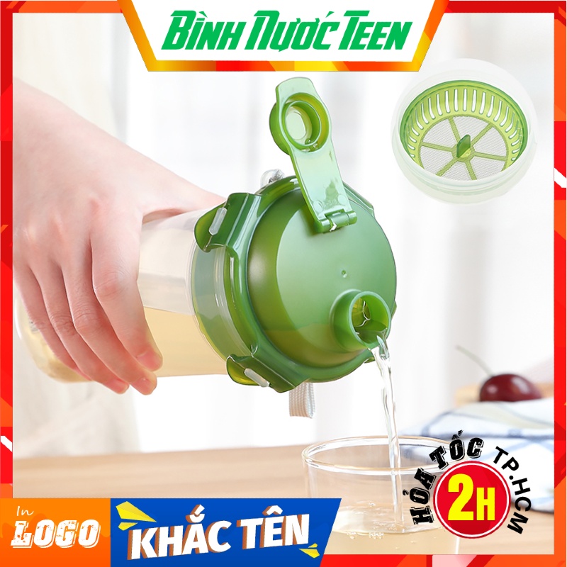 Bình Trà Di Động Lock&Lock Có Lớp Lọc Trà Và Nắp Mở Phụ HPL931M (470ml)
