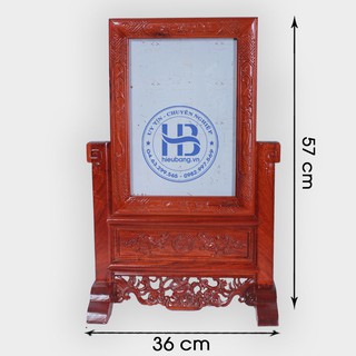 Khung ảnh thờ gỗ Hương cao cấp cỡ ảnh 21x31