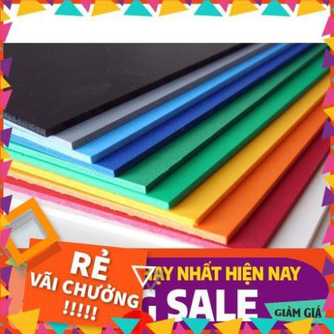 [ BÁN CHẠY ] [KT 50cm × 110cm ] MÚT XỐP MÀU ( MÚT XỐP BITIS 15 màu, dày 1,2mm, 2mm, 3mm, 5mm )