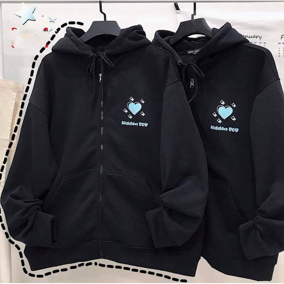 Áo khoác nỉ HIDEN Áo khoác UNISEX form rộng dày ấm hot trend - CUTE_ZOO | BigBuy360 - bigbuy360.vn
