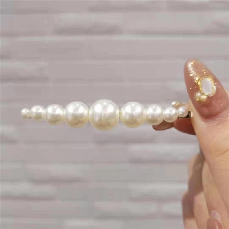 Kẹp Tóc Đính Ngọc Trai Nhân Tạo Phong Cách Hàn Quốc Mới