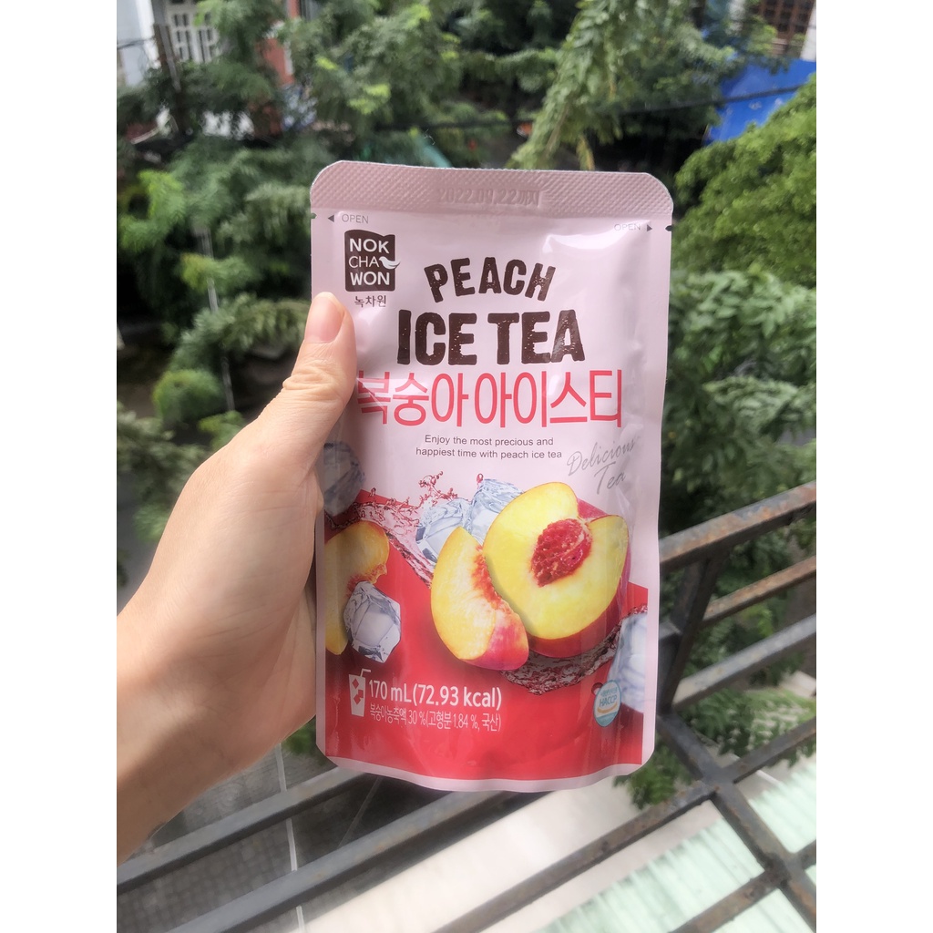 Túi Trà Đào Peach Ice Tea 170ml/túi