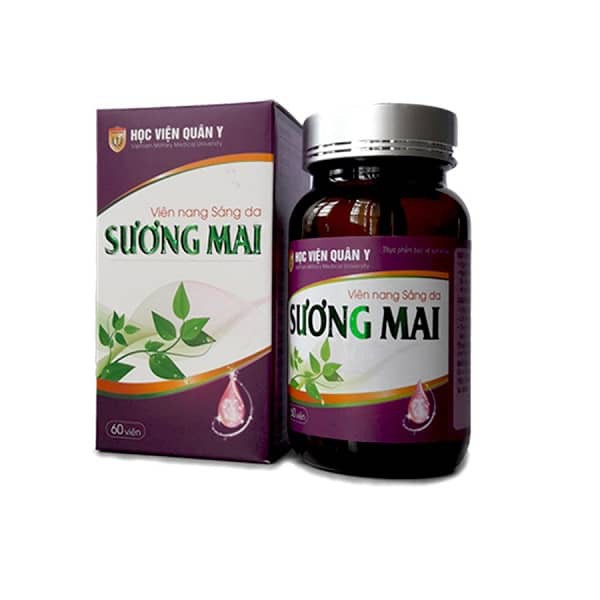 Sương Mai Học Viện Quân Y - Viên Sáng Da giúp  Bổ huyết, dưỡng huyết, dưỡng da, giảm tình trạng da nổi mẩn, trứng cá