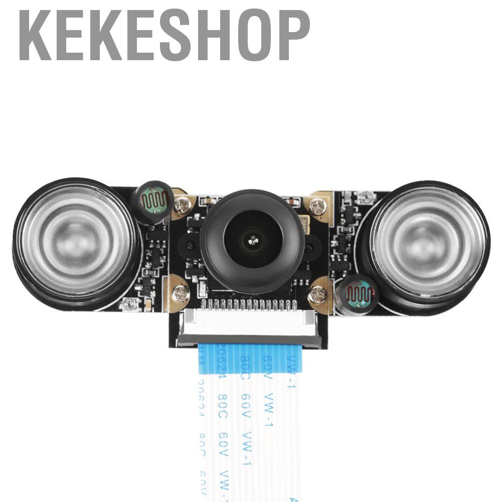 Kekeshop 5 Million Pixels Night Vision 130° Viewing Angle Camera Module Board For Raspberry Pi B 3/2