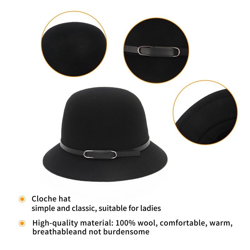 Nón vành thời trang phong cách vintage cho nữ