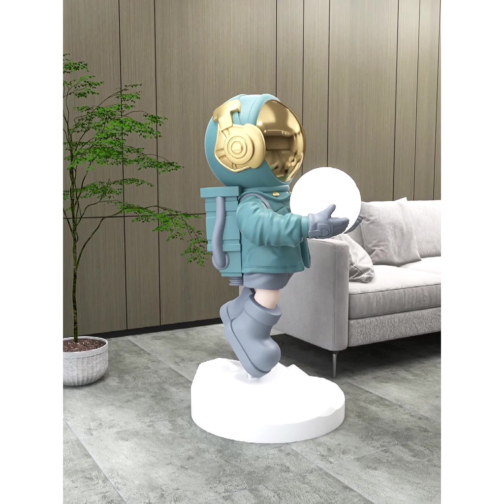 Tượng, Mô Hình  Phi Hành Gia Nhí  Để Bàn, Mô Hình 30cm Để Bàn Sang Trọng, Hiện Đại, Chất Liệu Cao Cấp